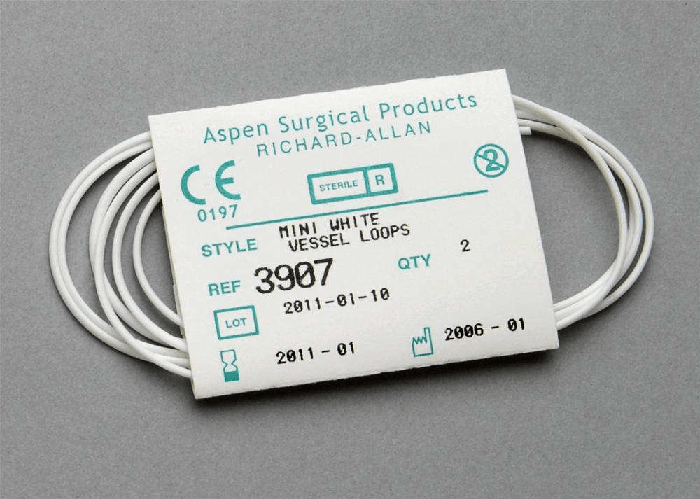 Aspen Surgical Vessel Loops Mini White
