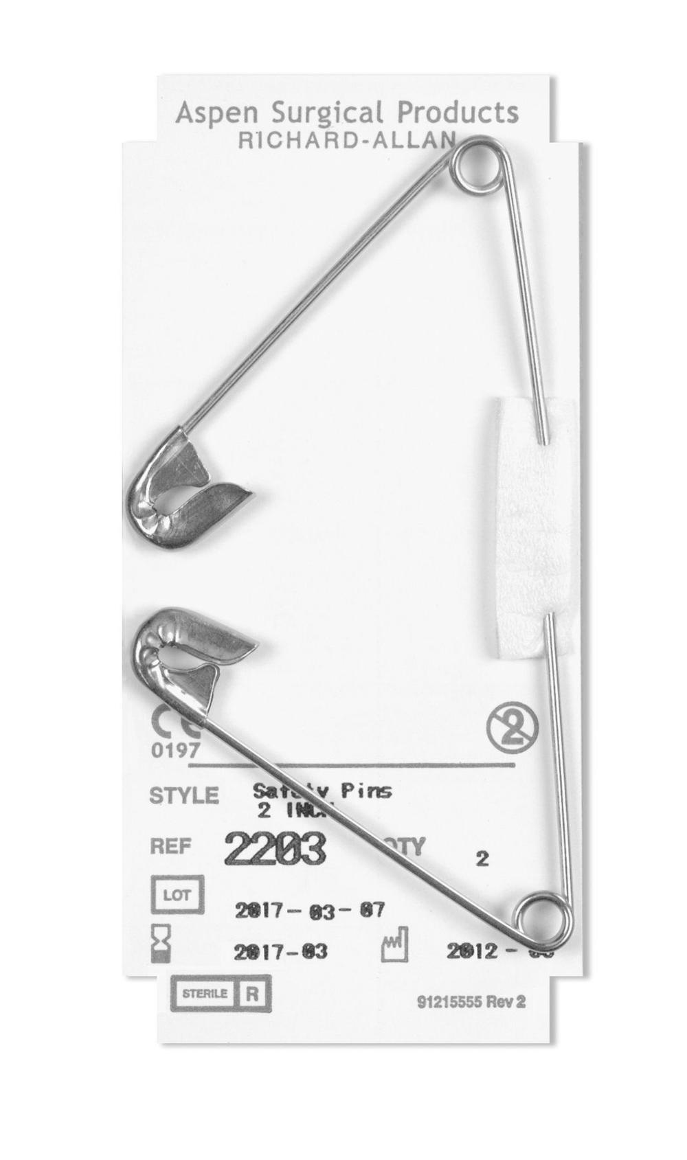 Aspen Surgical Safety Pin 2 Inch